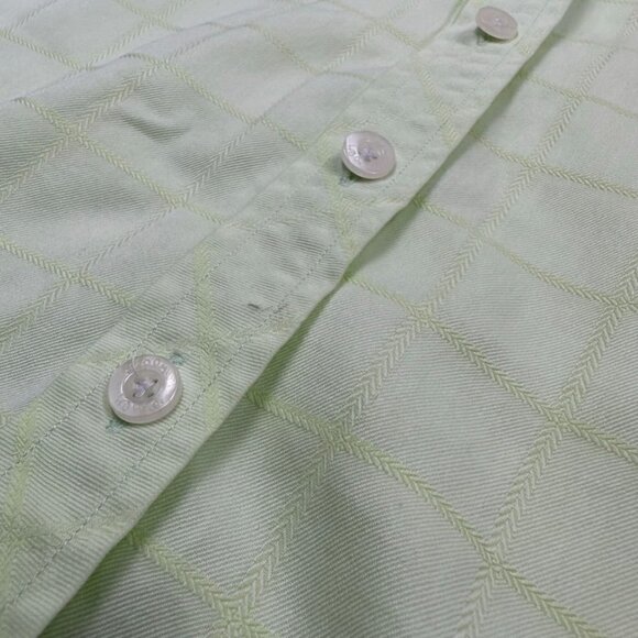 Lilly Pulitzer Soft Green Button-front Collared Long Sleeve Blouse, 8 - Picture 7 of 11